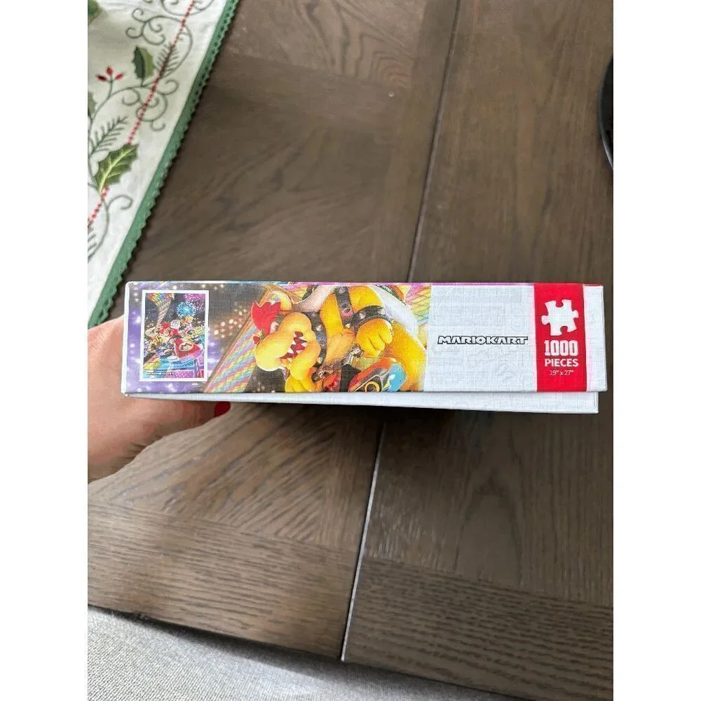 Mario Kart Rainbow Road 1000 Piece Puzzle Open Box Nintendo 19